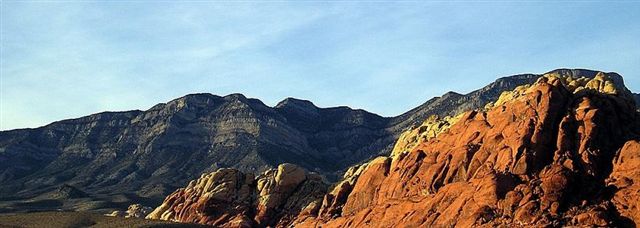 Der Red Rock Canyon bei Las Vegas, Nevada
